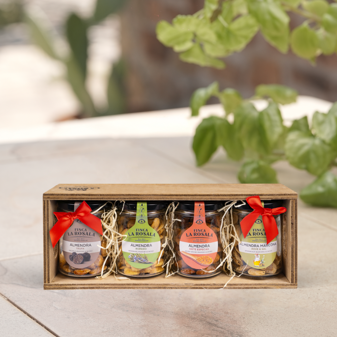 Estuche madera Top 4 Almendras