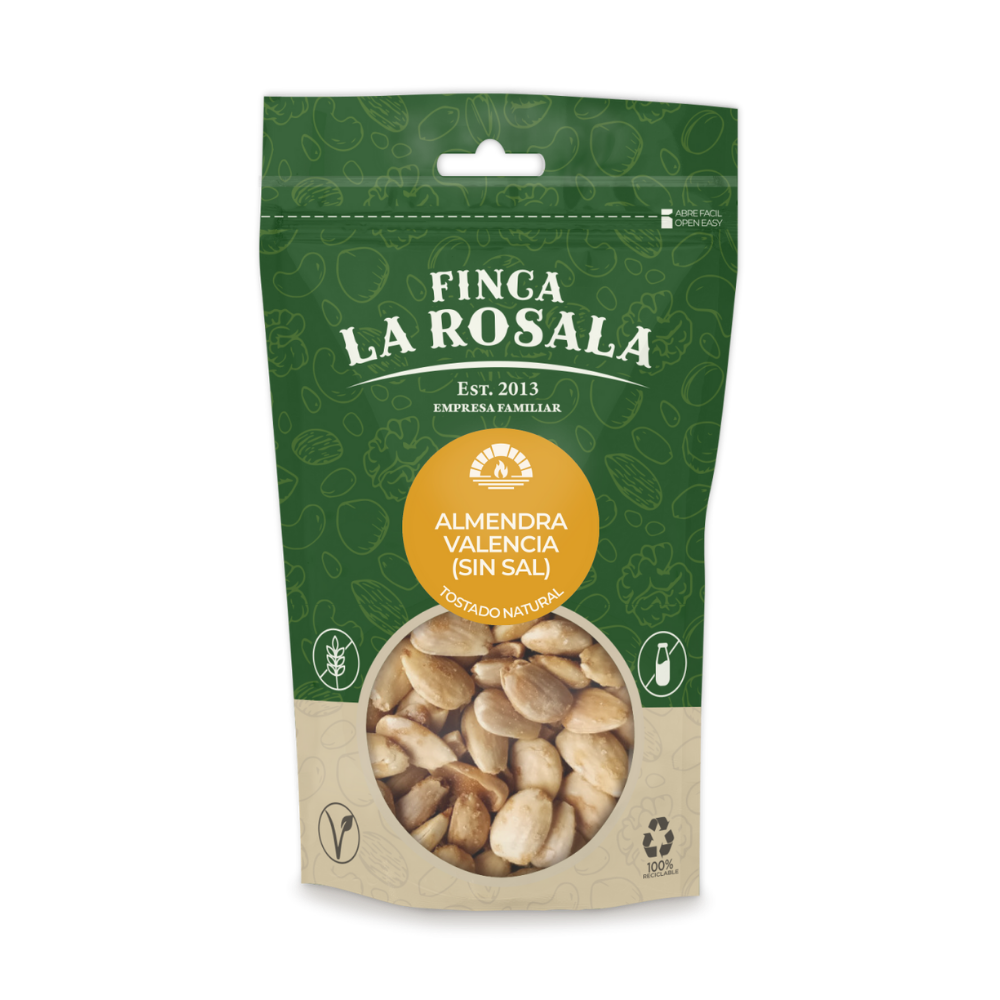 Valencia almonds without salt (natural roasted)