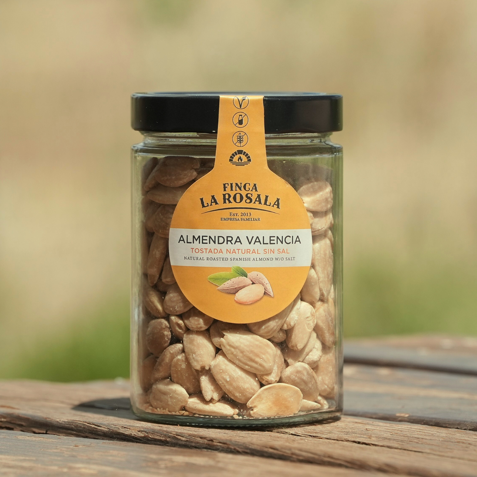 Almendra Valencia repelada sin sal (Tostado natural)
