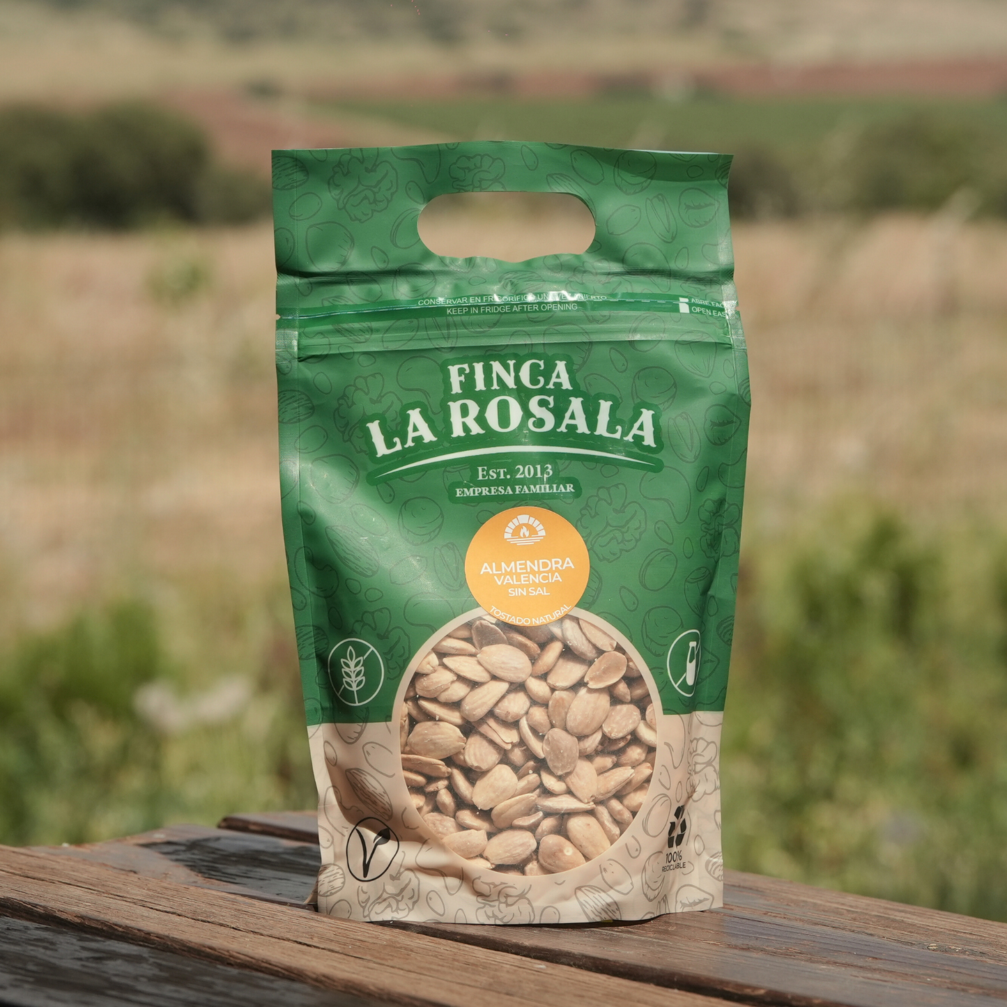 
                  
                    Valencia almonds without salt (natural roasted)
                  
                