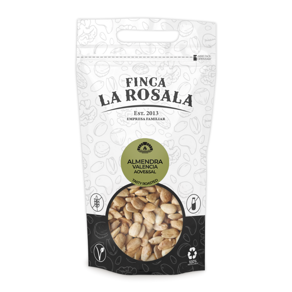 almendra nacional pelada tostada 500g