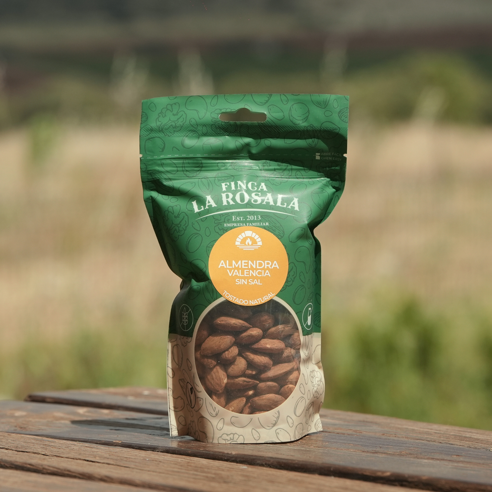 Almendra Valencia sin sal (Tostado Natural)