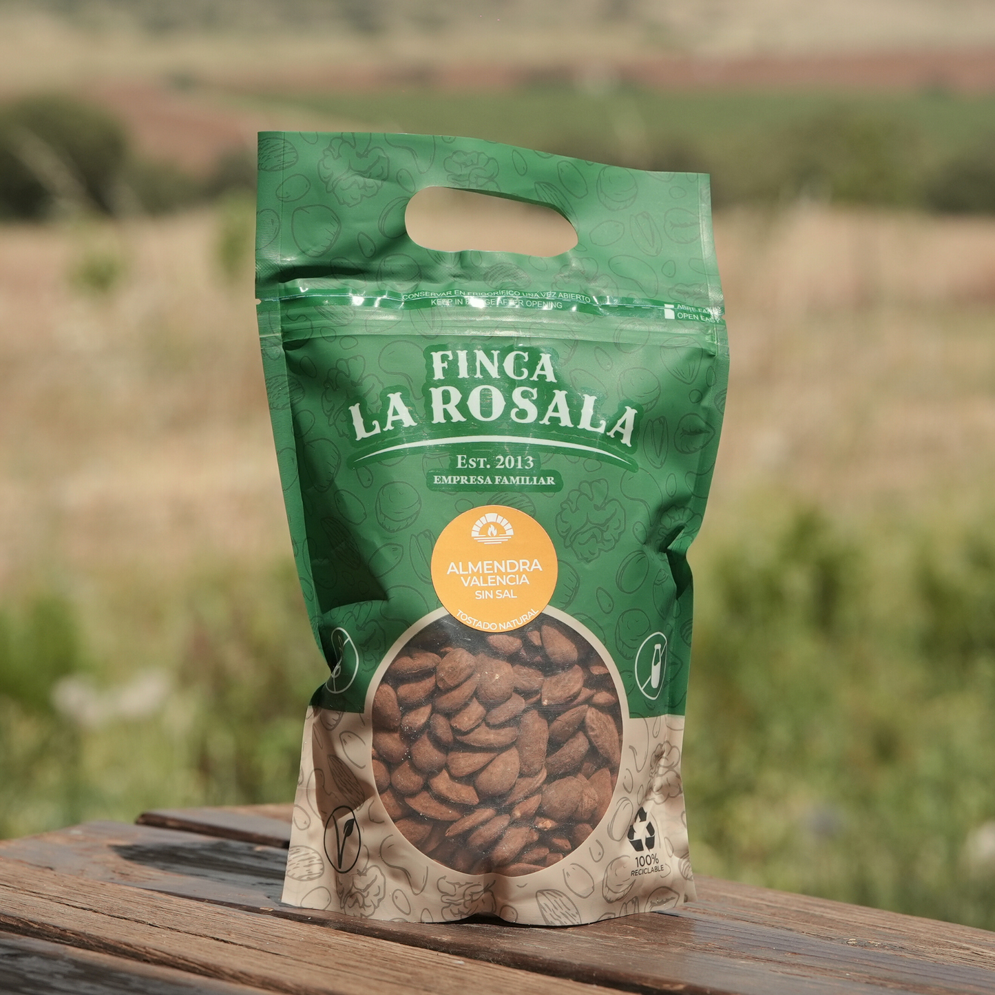 
                  
                    Roasted Largueta almonds without salt
                  
                