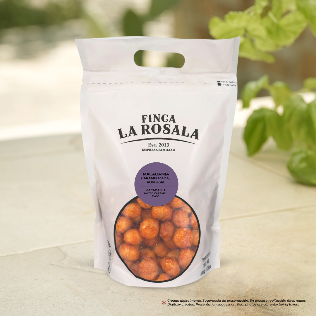 Macadamia Caramelizada, AOVE&Sal
