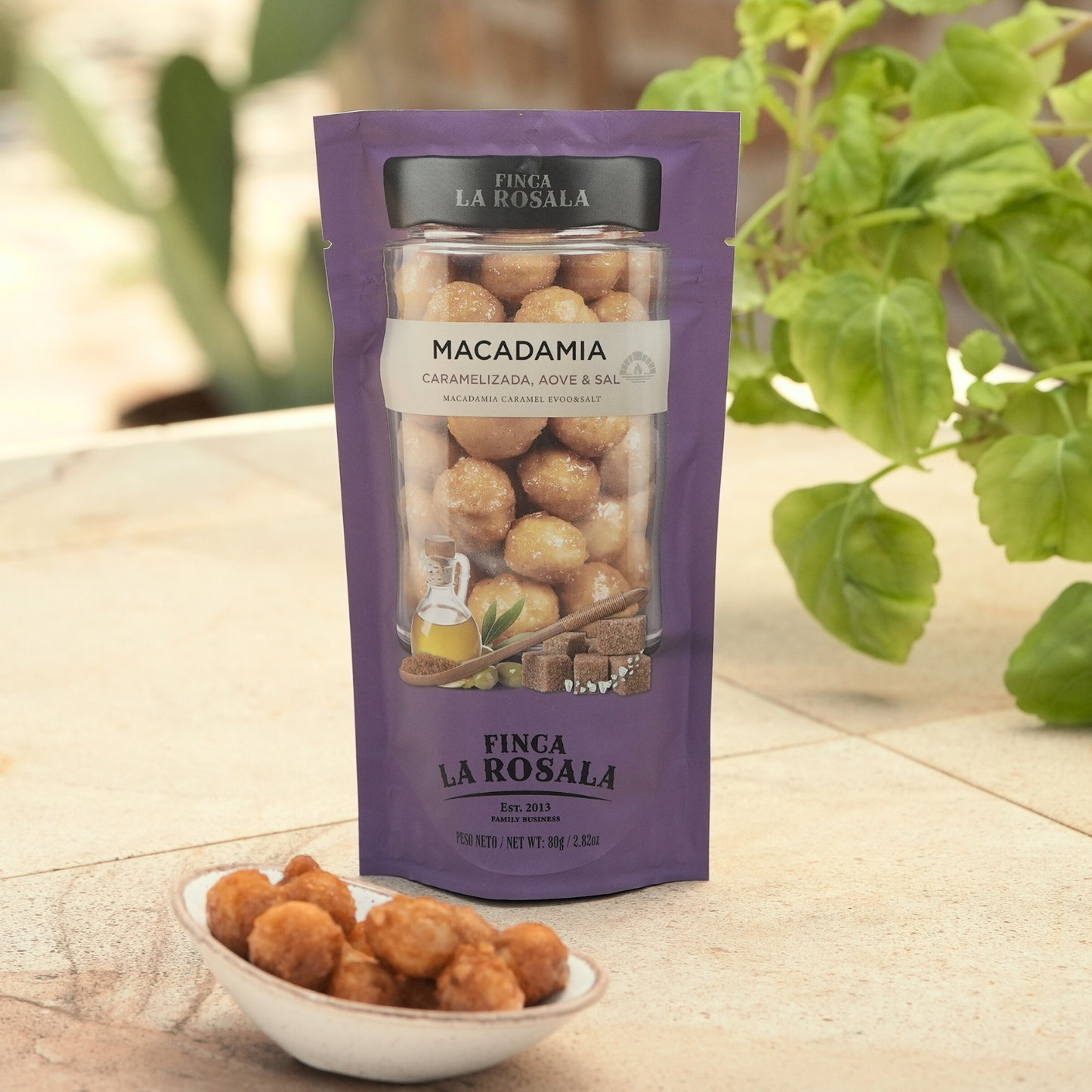 
                  
                    Macadamia Caramelizada, AOVE&Sal
                  
                