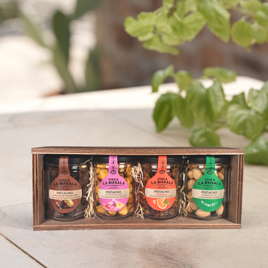 Estuche madera Top 4 Pistachos