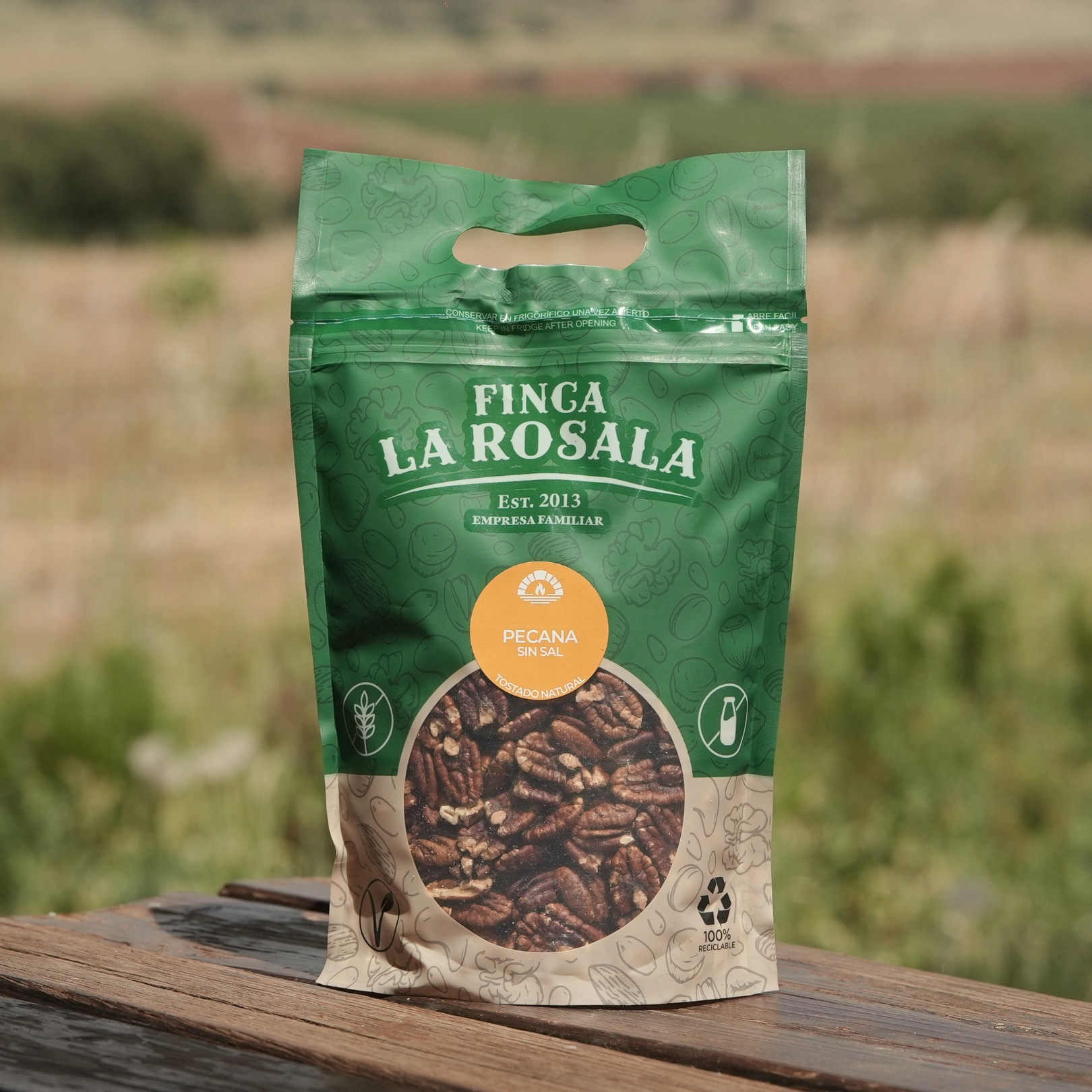 Pecana sin sal (Tostado natural)