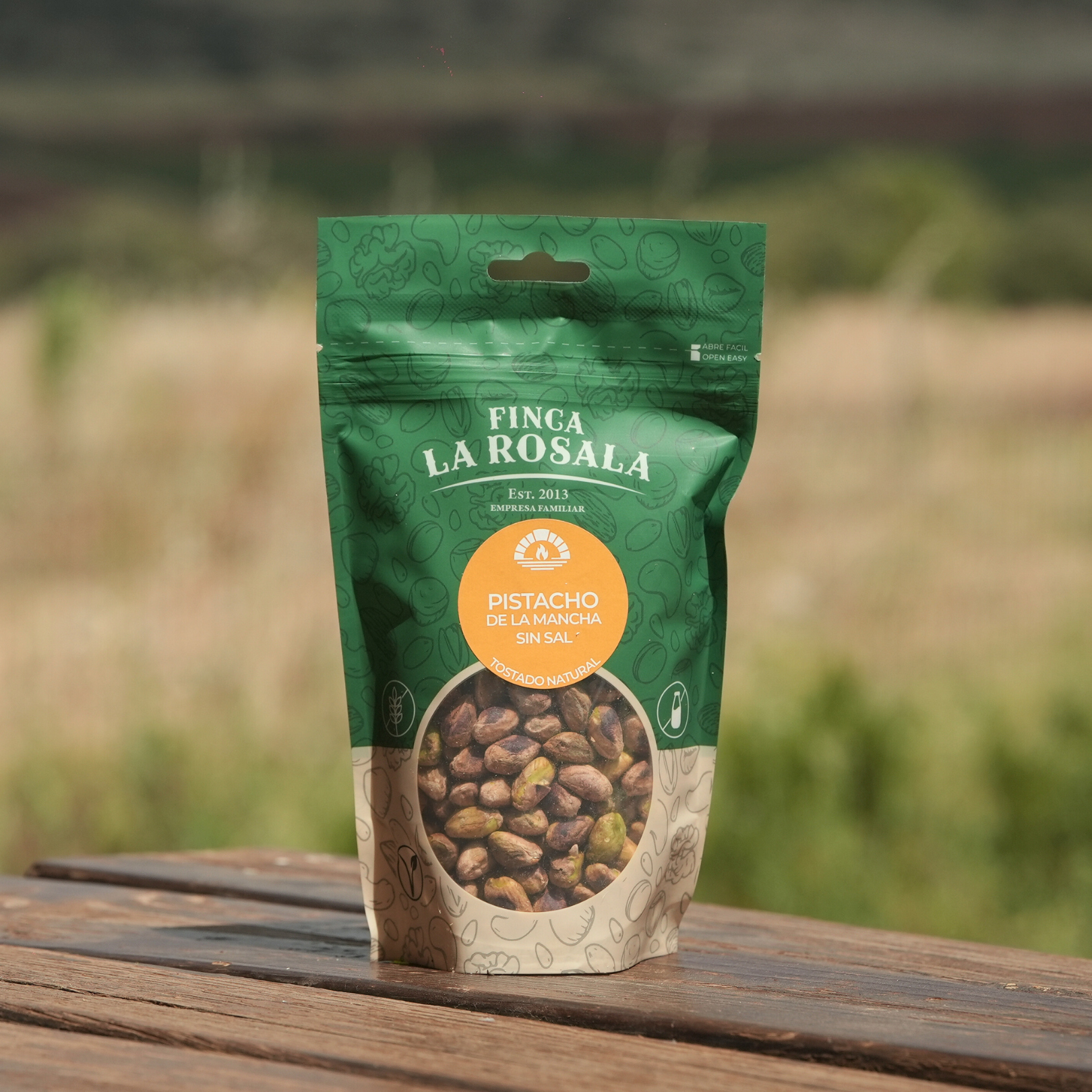 Pistacho grano sin sal (Tostado Natural)