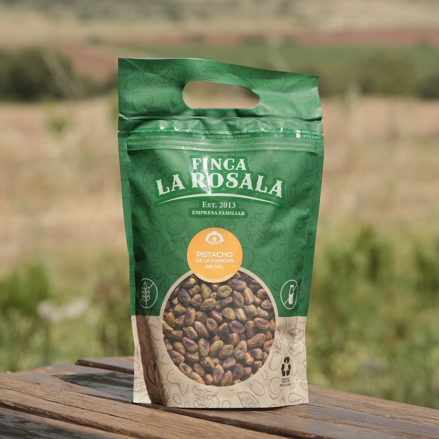 
                  
                    Pistachio grain from La Mancha without salt (Natural Roasted)
                  
                