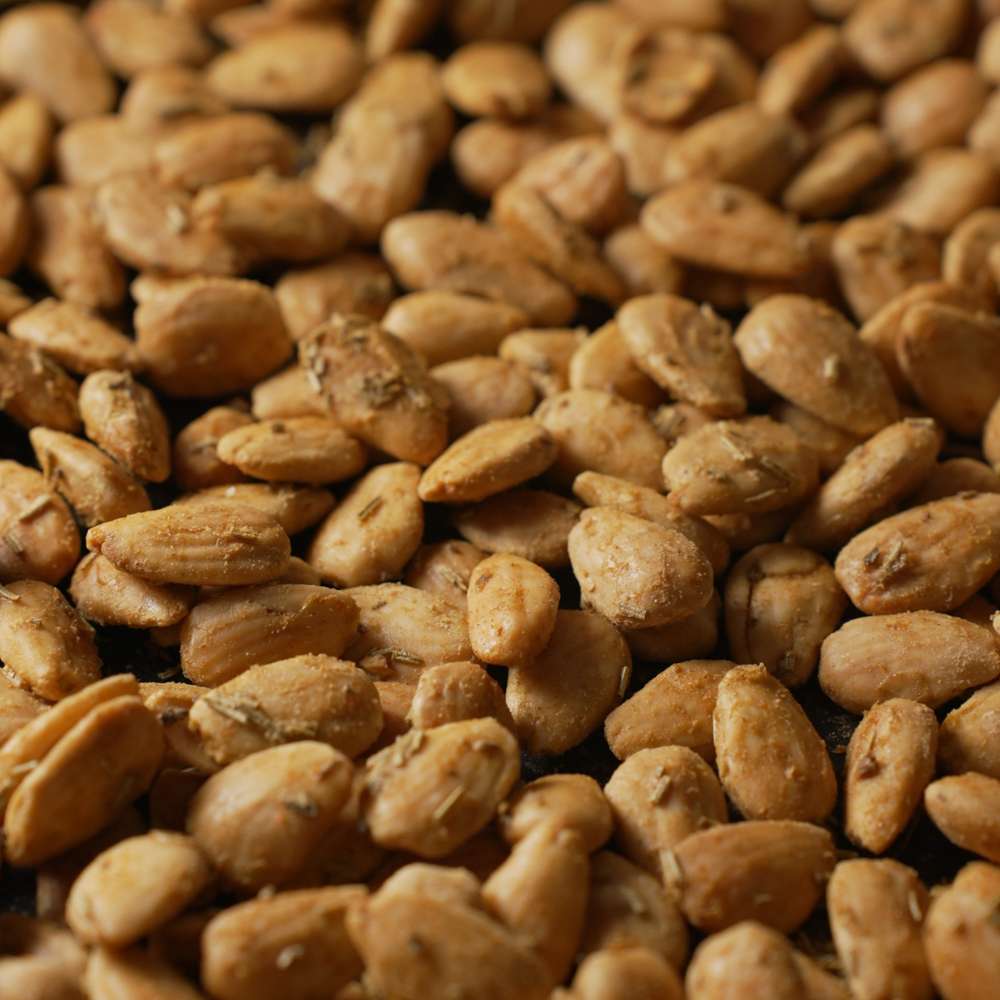 almendras tostadas aceite oliva sabor romero