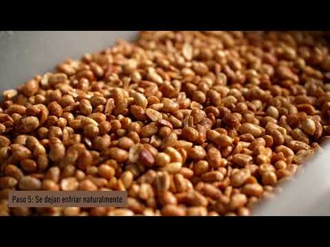 como tostar cacahuetes con chocolate video