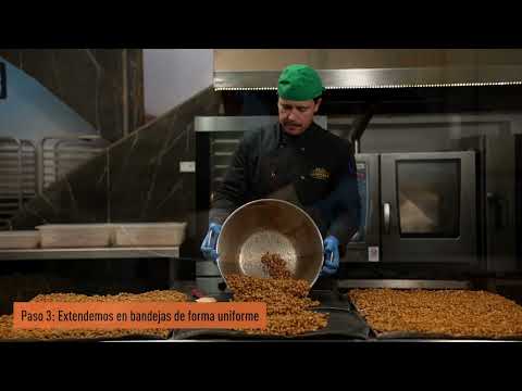 cómo tostar cacahuetes con especias video